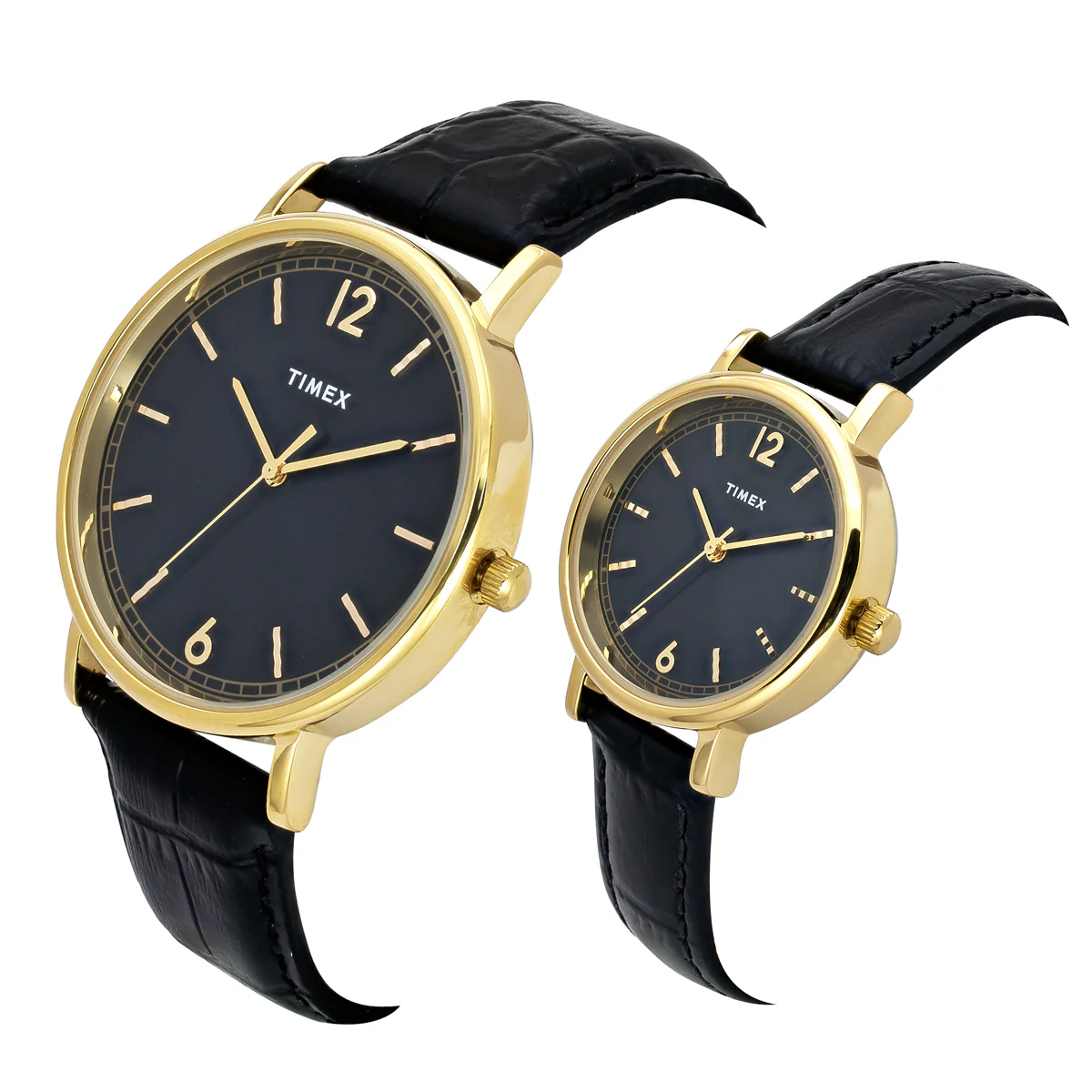 TIMEX Blue Round Dial Analog Pair's Watch - TW00PR335 - Image 2