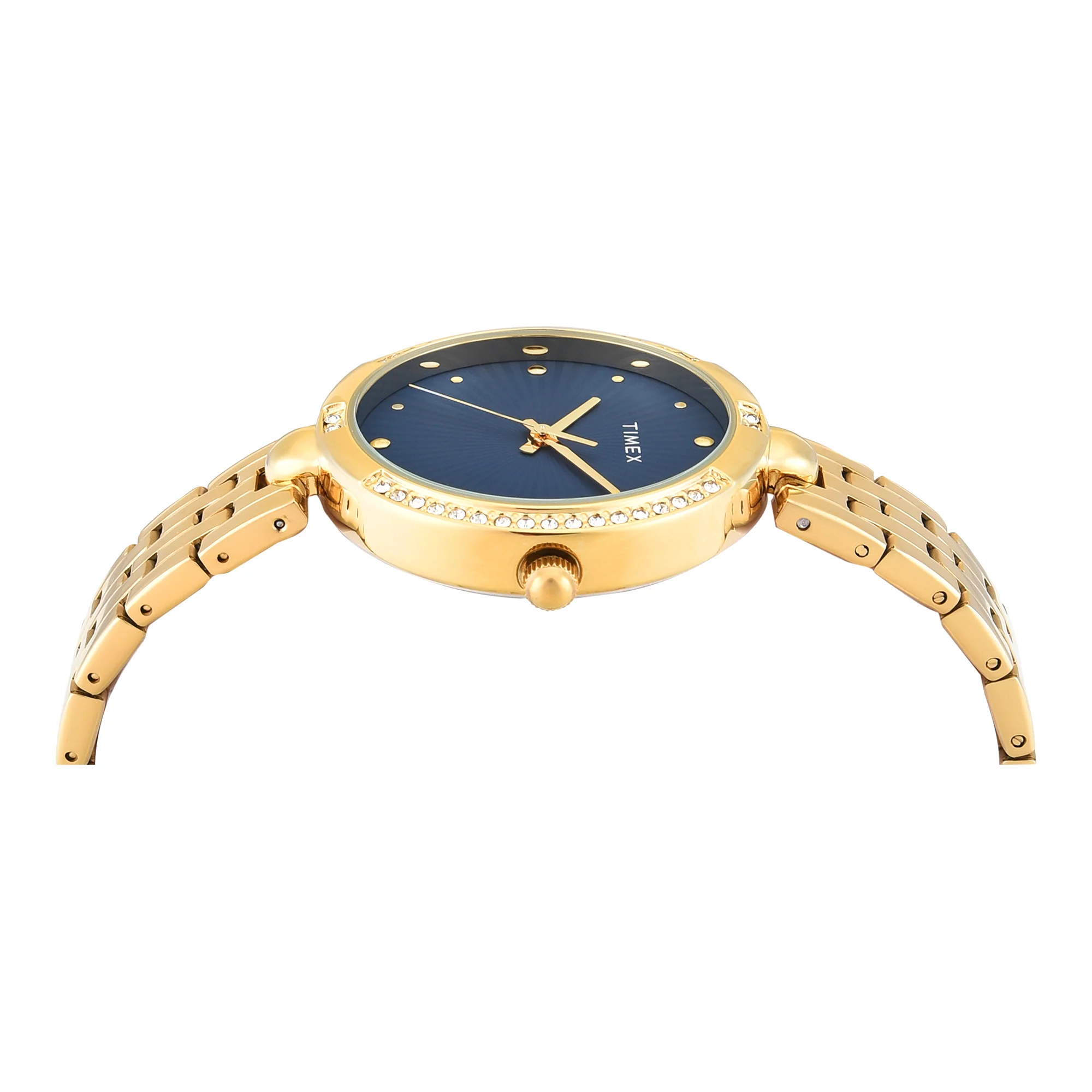 TIMEX Blue Round Dial Analog Women's Watch - TWEL22601 - Image 4
