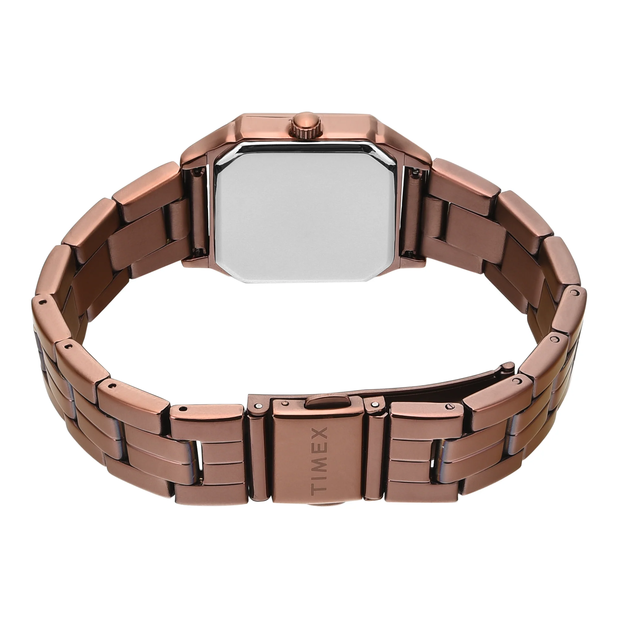 TIMEX Brown Rectangle Dial Analog Women's Watch - TWEL21803 - Image 5