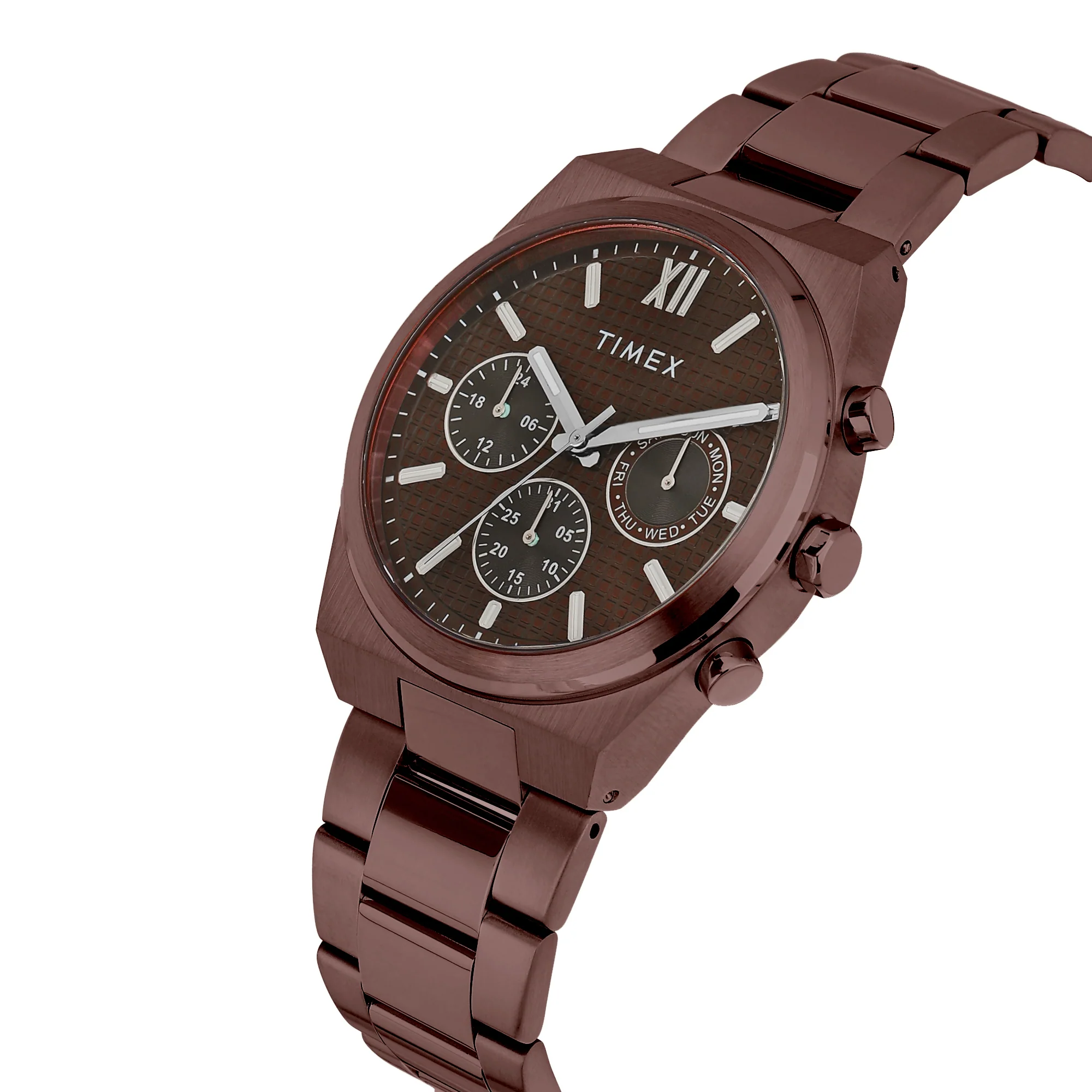 Timex Brown Round Dial Analog Men's Watch - TWEG297SMU05 - Image 2