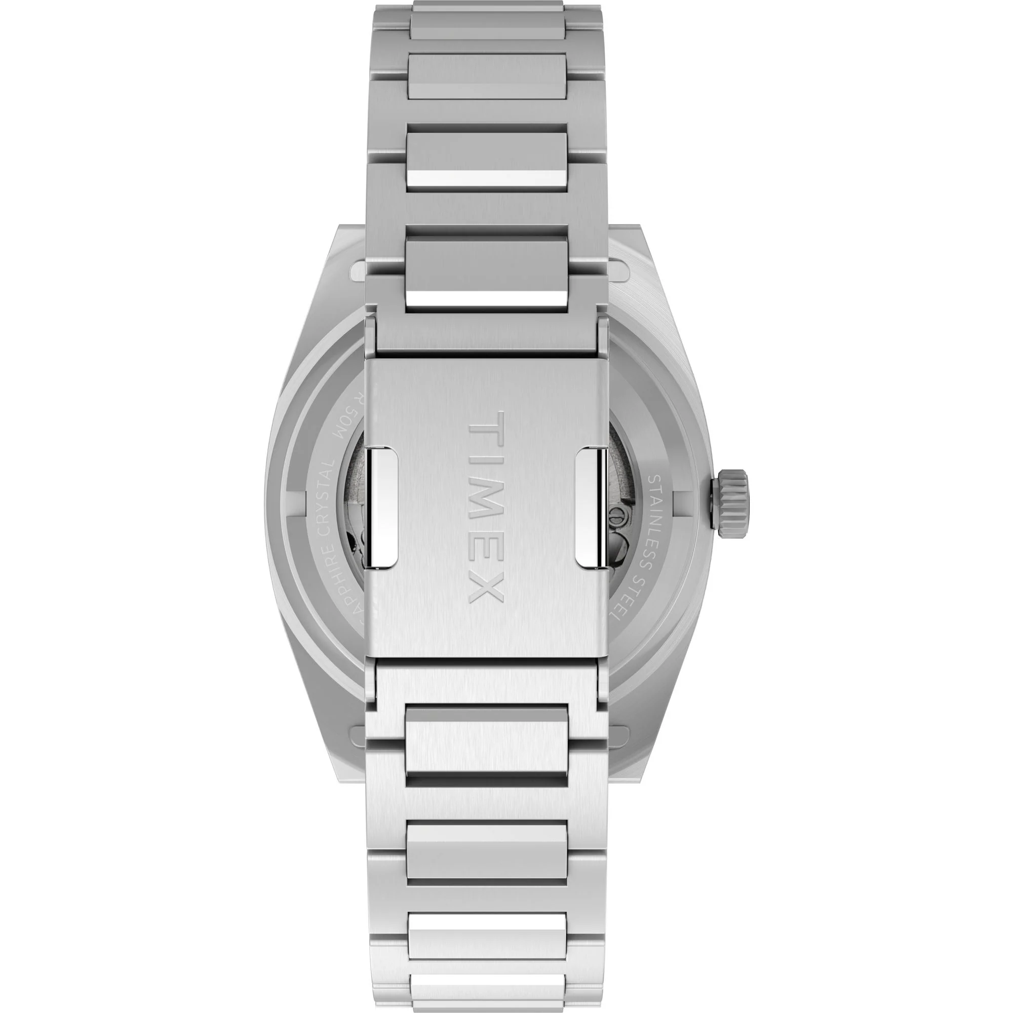 TIMEX Capstone Black Round Dial Mechanical Automatic Men's Watch - TW2Y39600UJ - Image 3