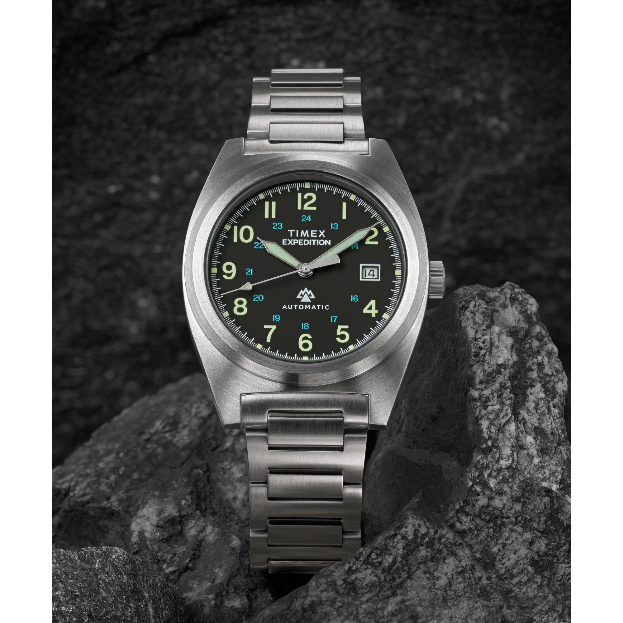 TIMEX Capstone Black Round Dial Mechanical Automatic Men's Watch - TW2Y39600UJ - Image 6