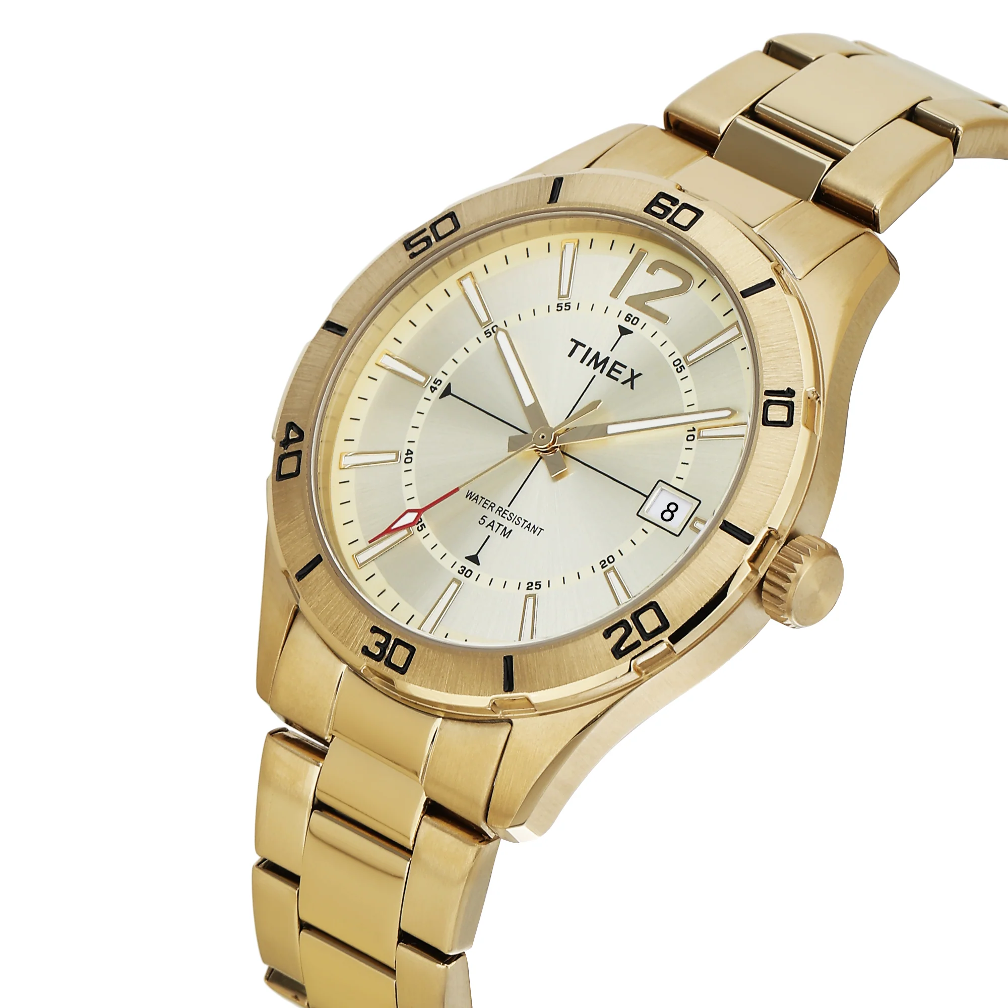 Timex Champagne Round Dial Analog Men's Watch - TWEG295SMU08 - Image 2