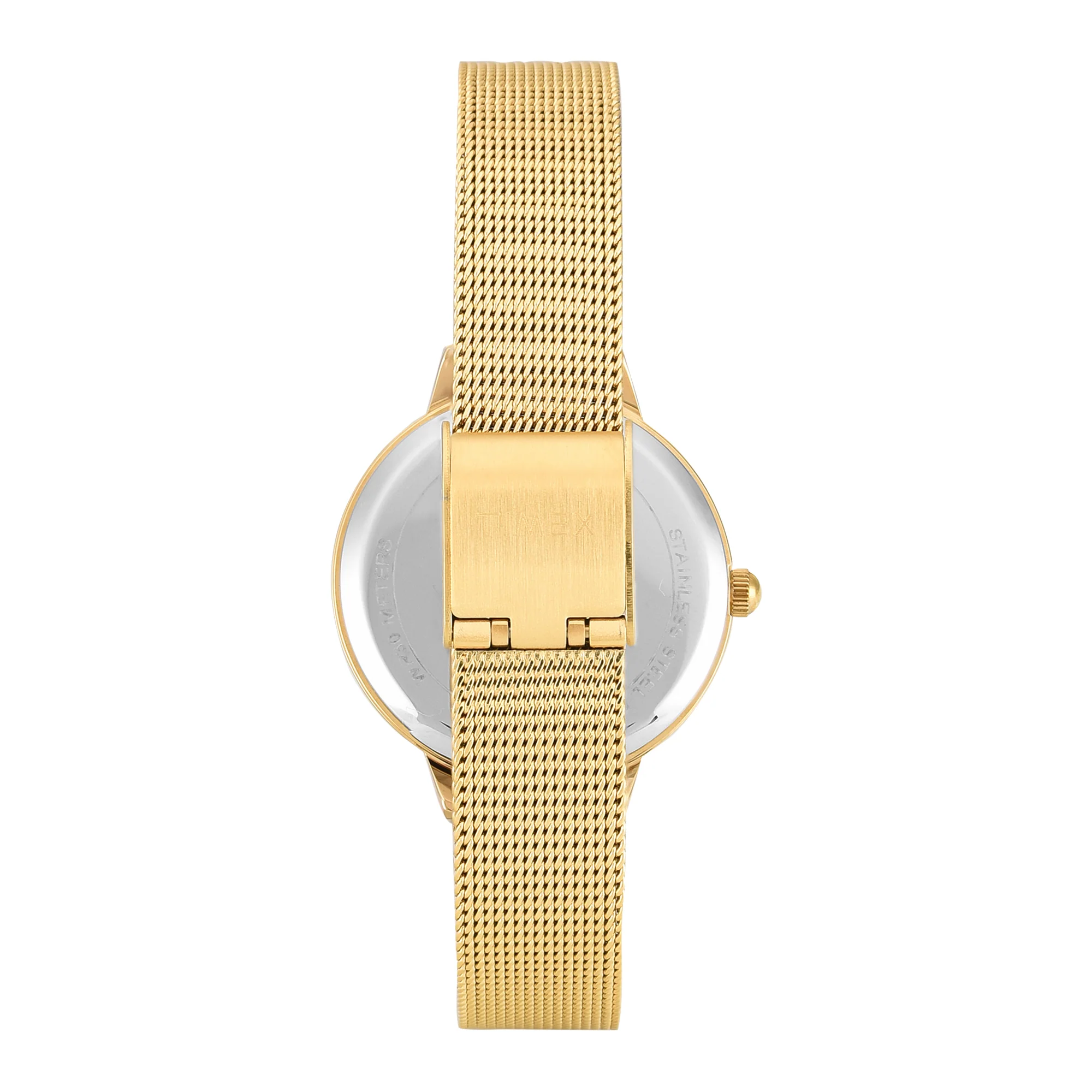 TIMEX Champagne Round Dial Analog Women's Watch - TWEL22401 - Image 6