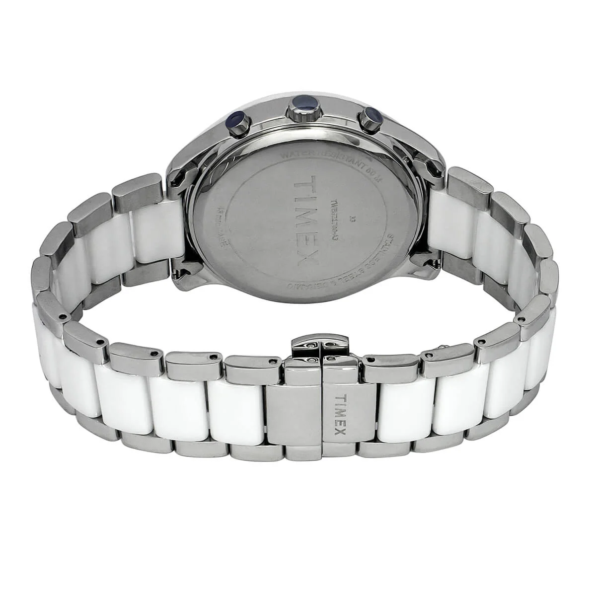 Timex Fashion Men's Silver Dial Round Case Chronograph Function Watch -TWEG21700 - Image 4