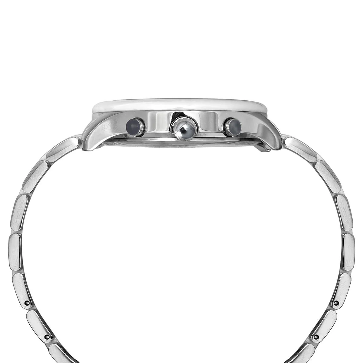 Timex Fashion Men's Silver Dial Round Case Chronograph Function Watch -TWEG21700 - Image 5