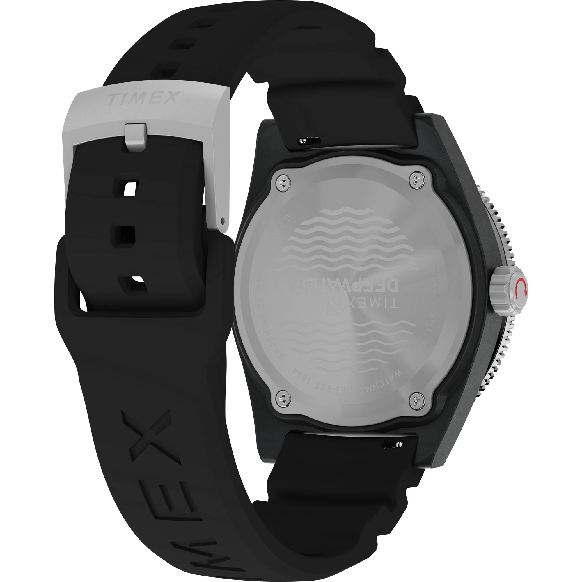 TIMEX Deep Water Black Round Dial Analog Men's Watch - TW2Y02200UJ - Image 4