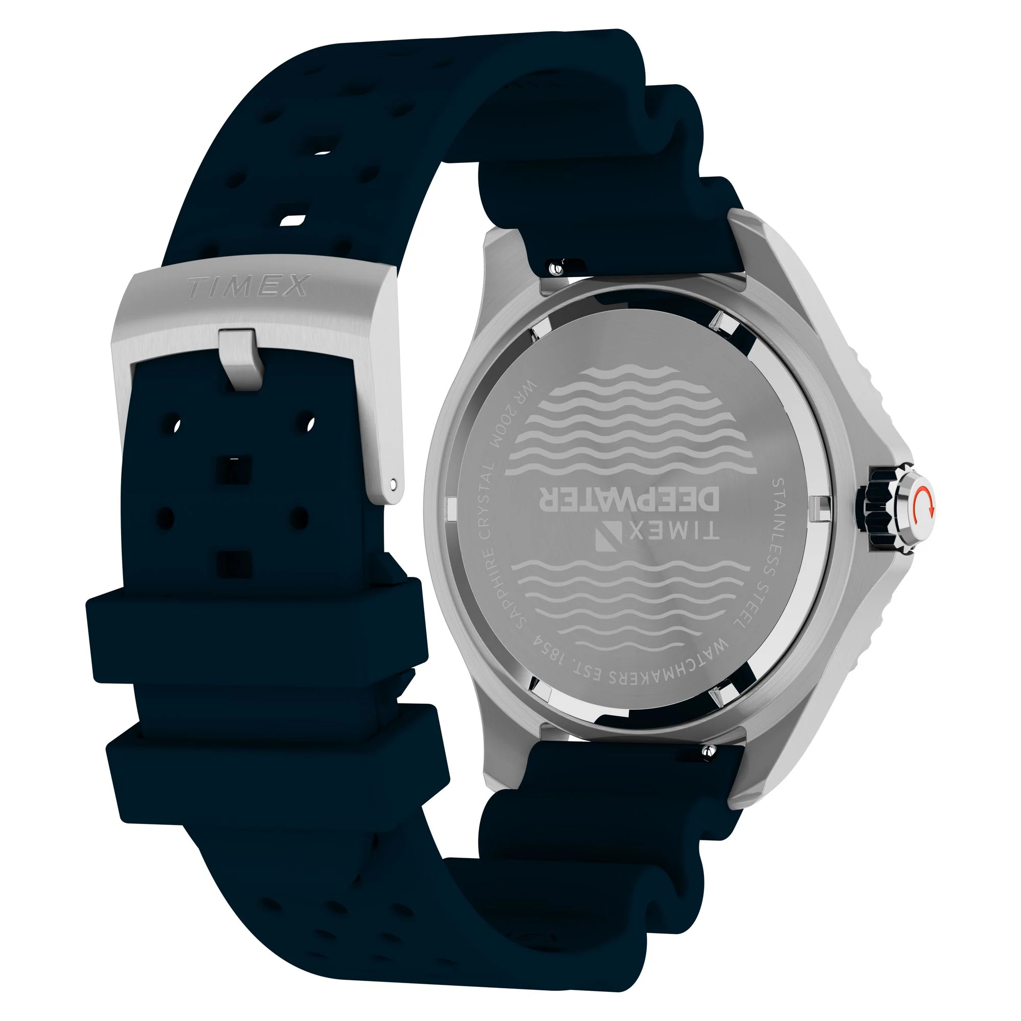 TIMEX Deep Water Blue Round Dial Analog Men's Watch - TW2W81500UJ - Image 4