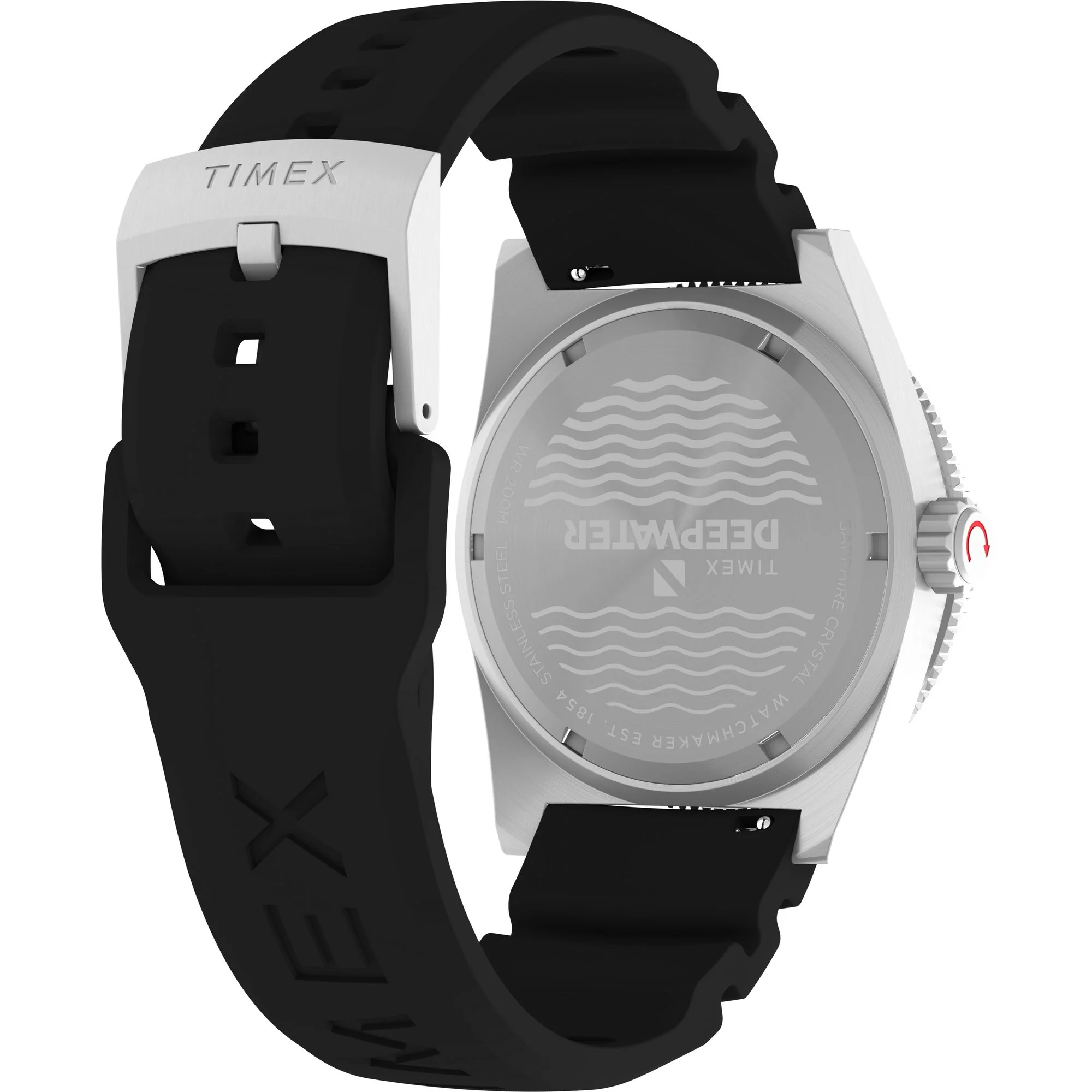 TIMEX Deep Water Men Black Round Dial Analog Watch - TW2W75000UJ - Image 5