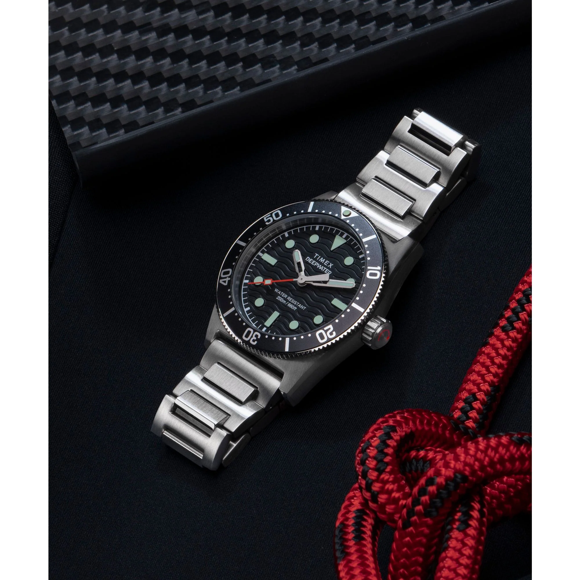 TIMEX Deep Water Men Black Round Dial Analog Watch - TW2W95200UJ - Image 7