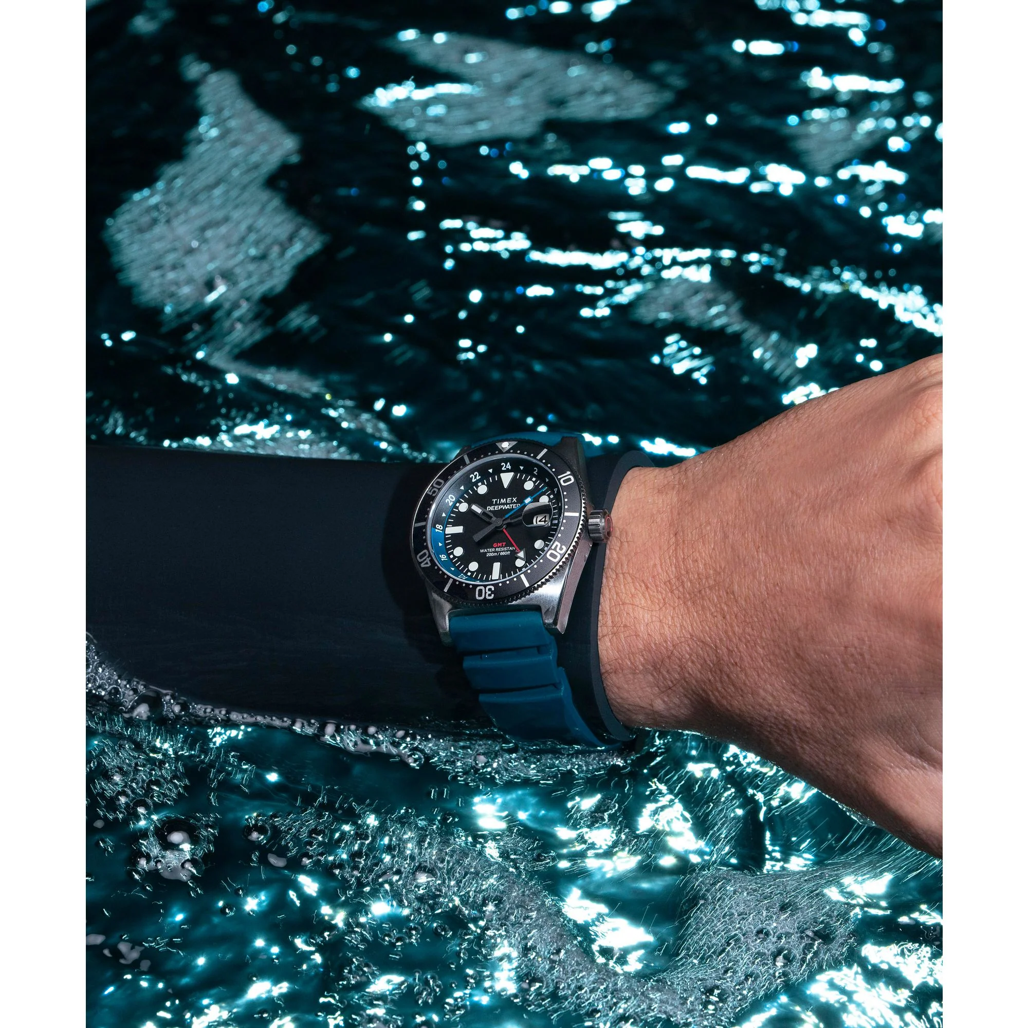 TIMEX Deep Water Men Blue Round Dial Analog Watch - TW2W74600UJ - Image 3
