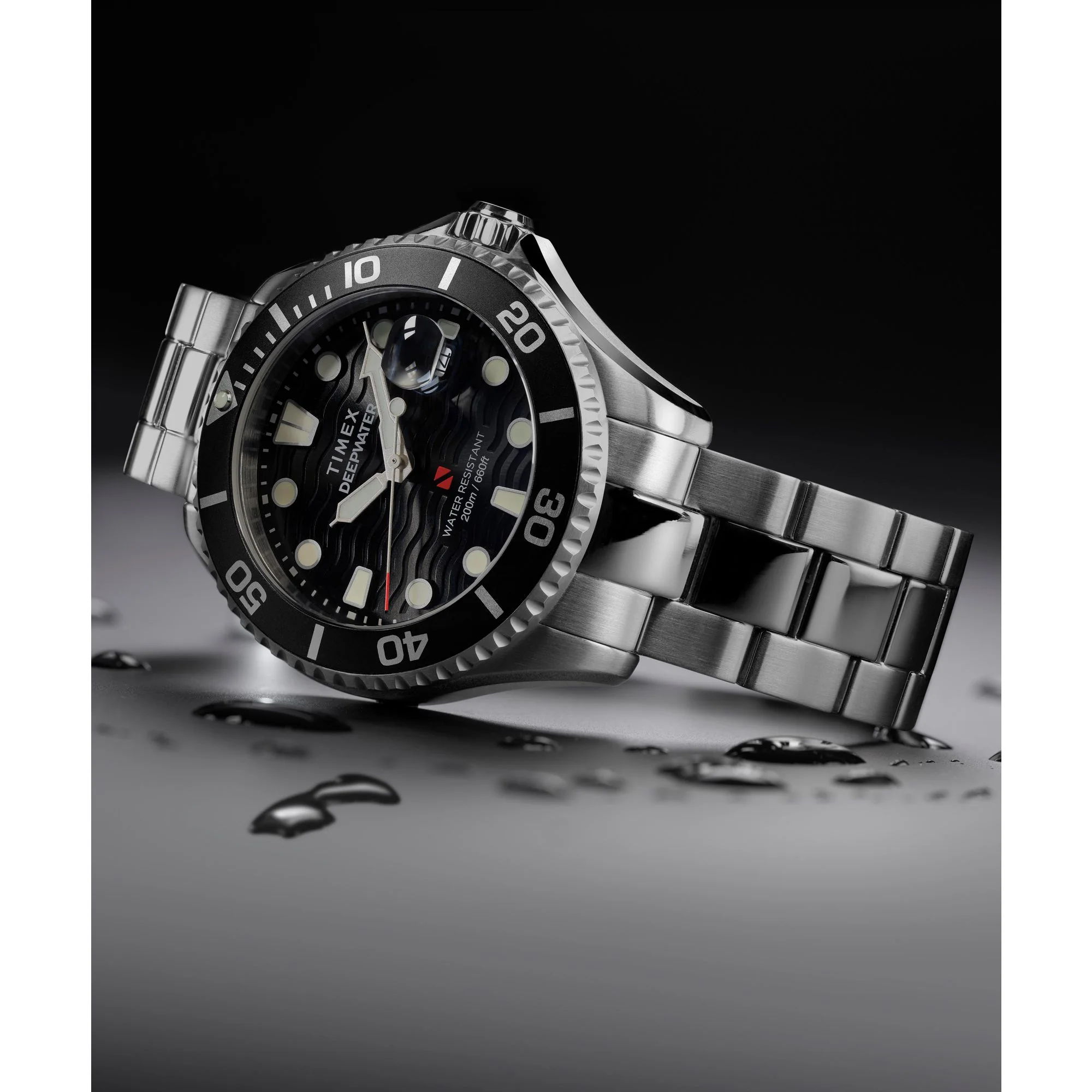 TIMEX Deep Water Meridian Black Round Dial Analog Men's Watch - TW2W82000UJ - Image 6