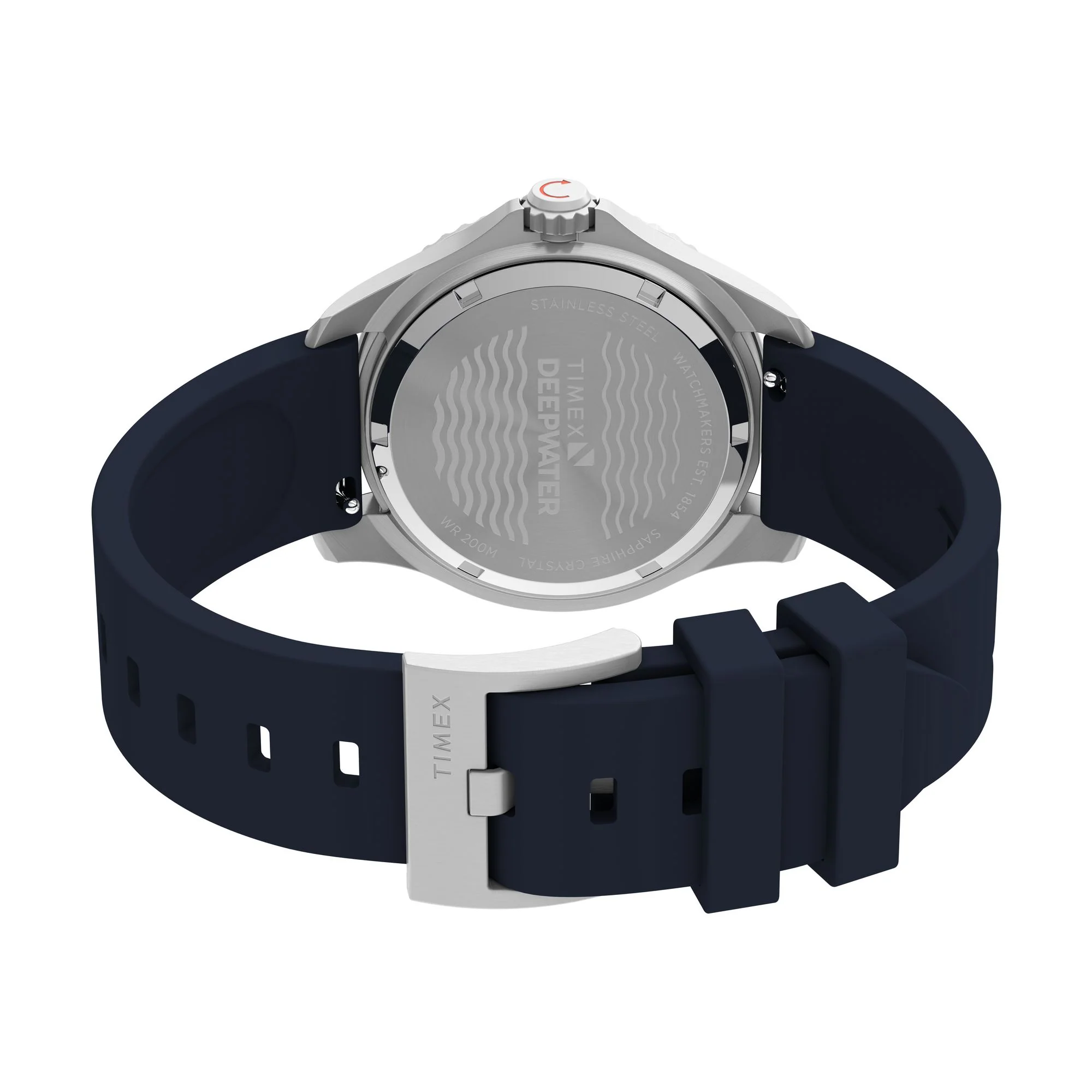 TIMEX Deep Water Meridian Blue Round Dial Analog Unisex's Watch - TW2Y40300UJ - Image 5