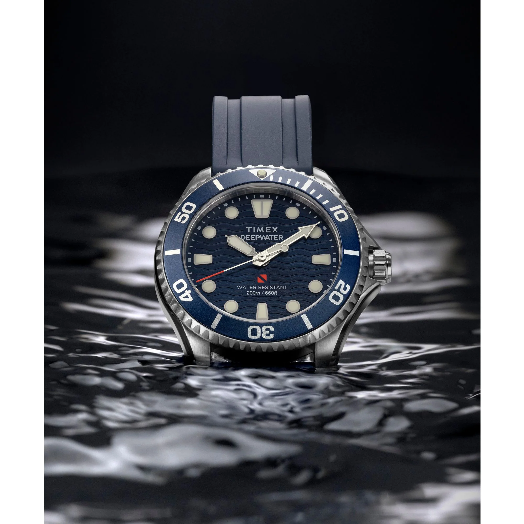 TIMEX Deep Water Meridian Blue Round Dial Analog Unisex's Watch - TW2Y40300UJ - Image 6