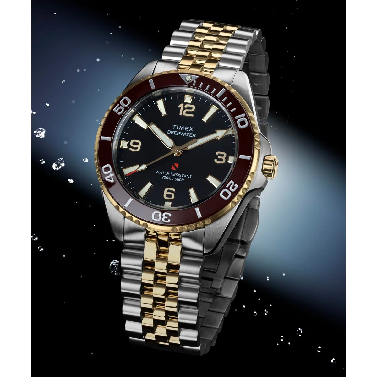 Timex Deepwater Arctic Round 41mm Black Dial Analog Men Watch - TW2Y64700IK - Image 6