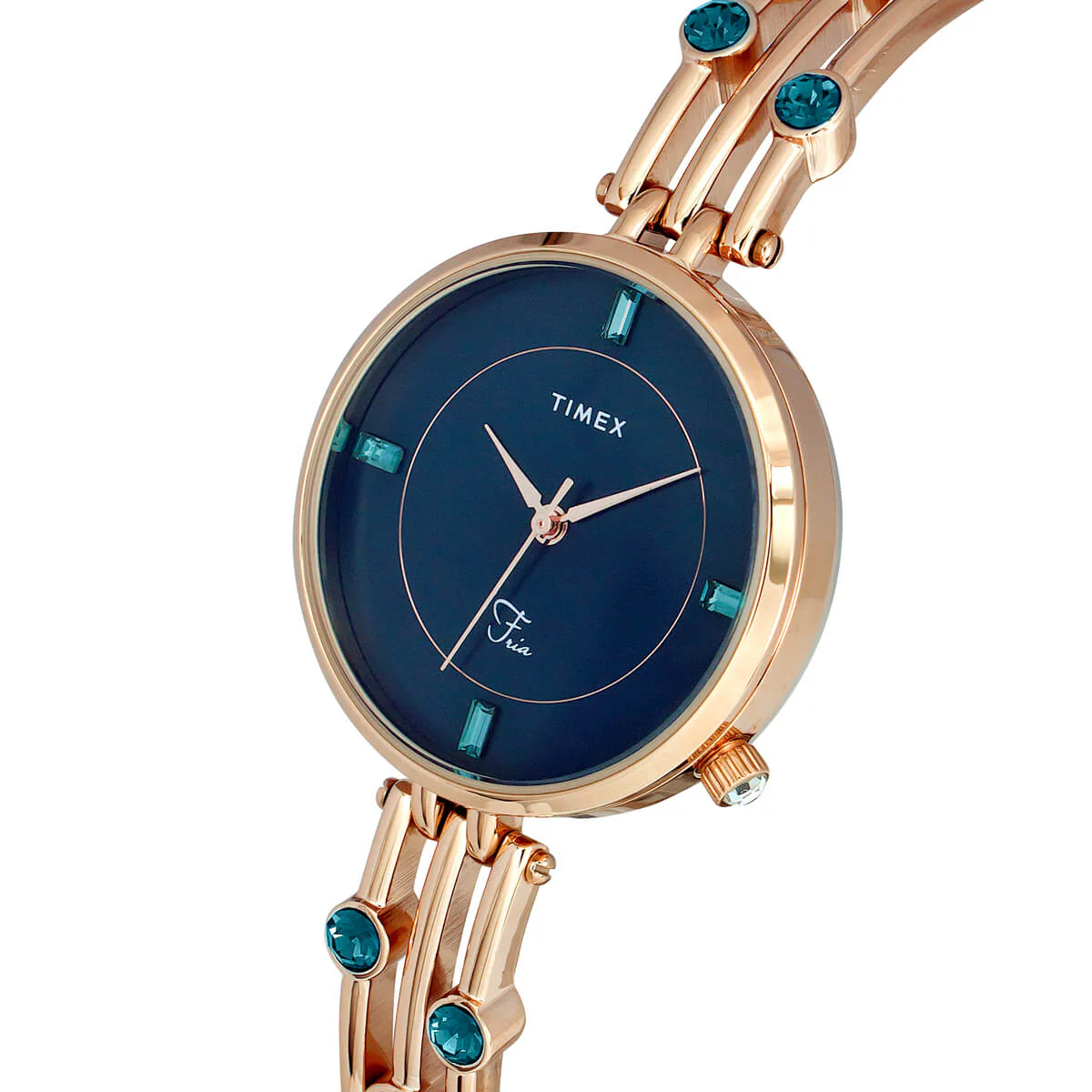 Timex Fria Women Blue  Round Analog Watch - TWEL16002 - Image 2