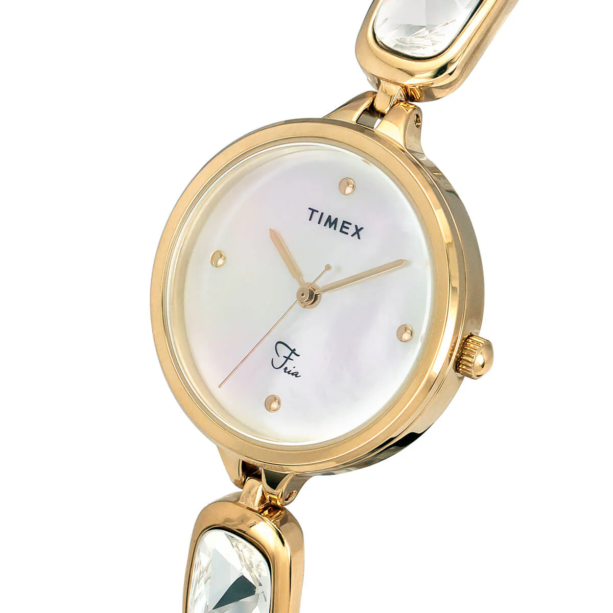 Timex Fria Women Off White Round Analog Watch - TWEL15900 - Image 2