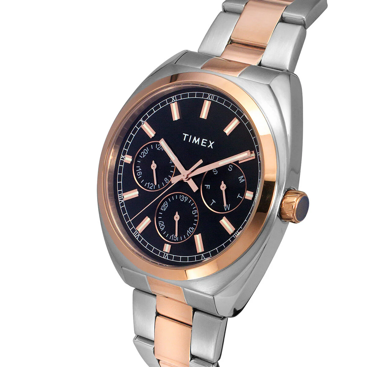 Timex E-Class Premium-Sport Collection Multifunction Men Analog Black Dial Coloured Quartz Watch, Round Dial with 42 mm Case Width - TWEG22302 - Image 2