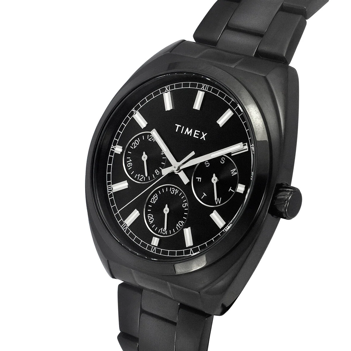 Timex E-Class Premium-Sport Collection Multifunction Men Analog Black Dial Coloured Quartz Watch, Round Dial with 42 mm Case Width - TWEG22303 - Image 2