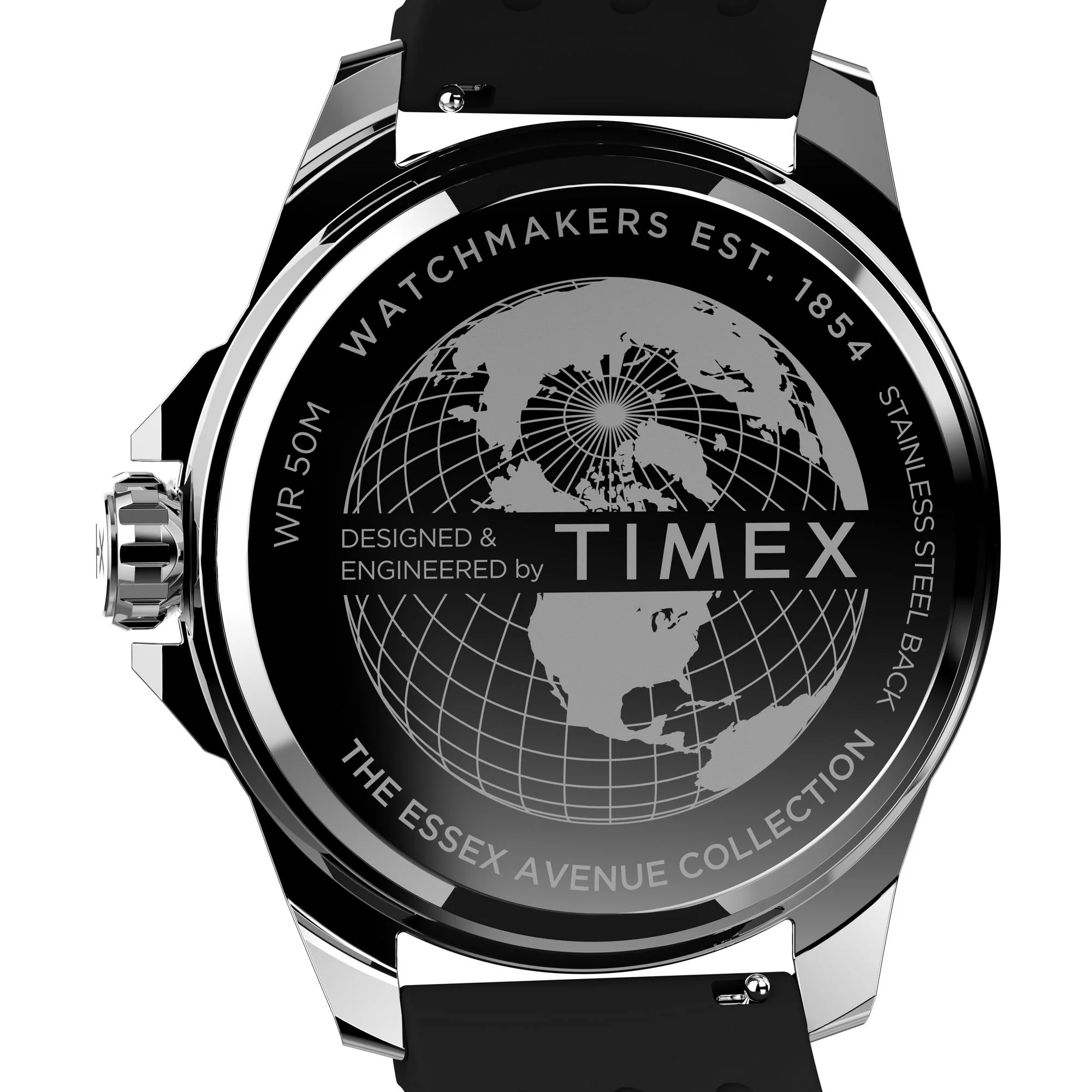 TIMEX Essex Black Round Dial Analog Men's Watch - TW2W42900UJ - Image 4