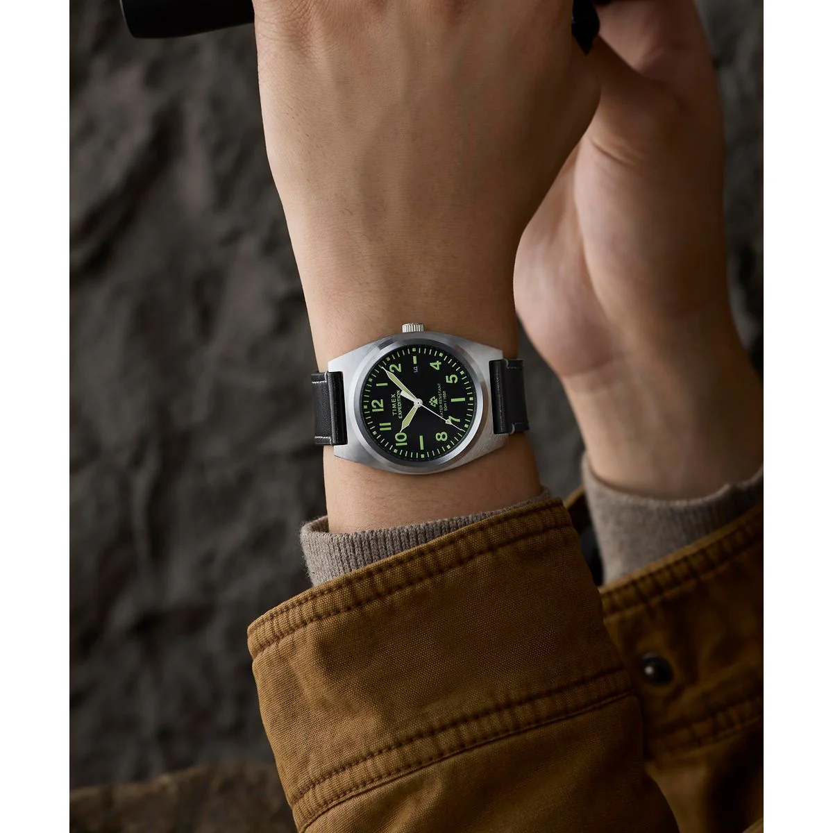 Timex Expedition Tonneau 39mm Black Dial Analog Men Watch - TW2Y30700UJ - Image 7