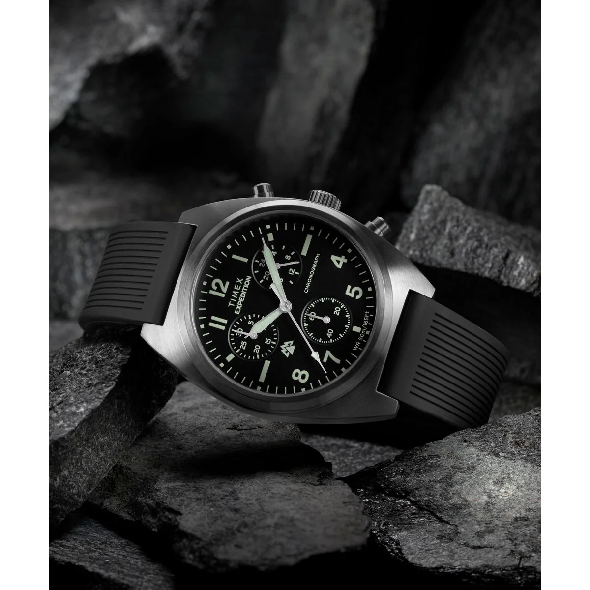 Timex Expedition Tonneau 41mm Black Dial Analog Men Watch - TW2Y61000UJ - Image 6
