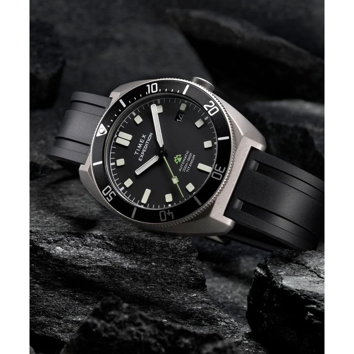 Timex Expedition Tonneau 41mm Black Dial Mechanical Automatic Men Watch - TW2Y63600UJ - Image 7