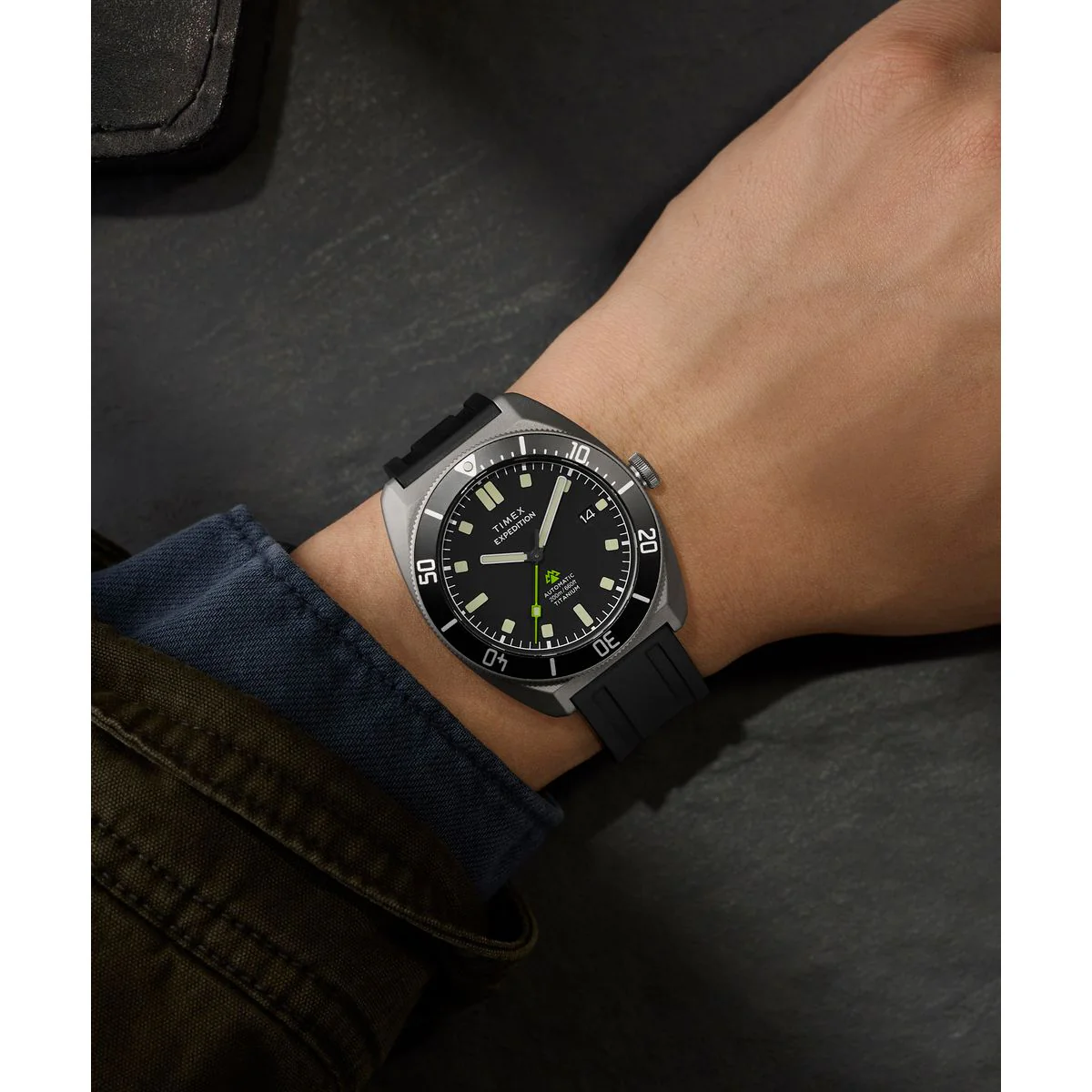 Timex Expedition Tonneau 41mm Black Dial Mechanical Automatic Men Watch - TW2Y63600UJ - Image 8