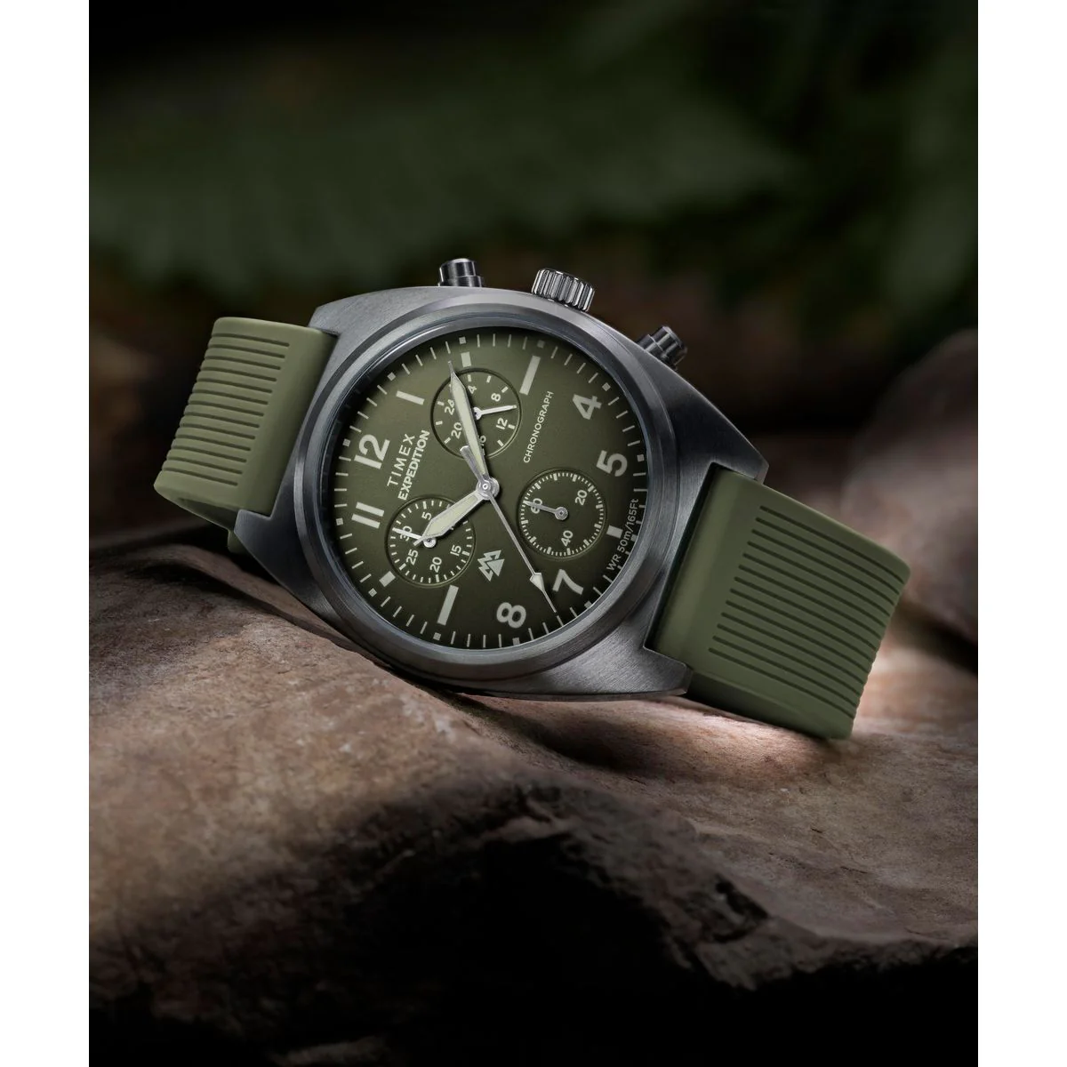 Timex Expedition Tonneau 41mm Green Dial Analog Men Watch - TW2Y61100UJ - Image 6