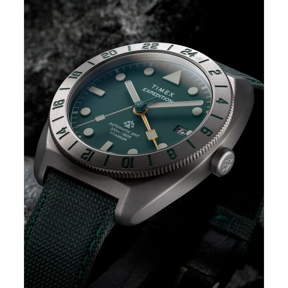Timex Expedition Tonneau 41mm Green Dial Mechanical Automatic Men Watch - TW2Y63400UJ - Image 7