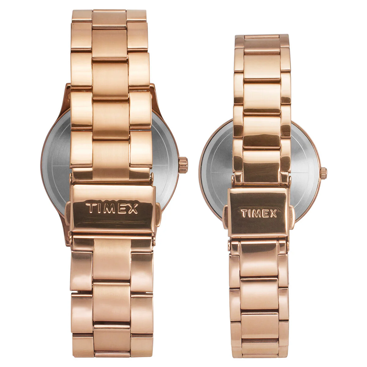 Timex Fashion Collection Premium Quality 3 Hands Pair's Analog Silver Dial Coloured Quartz Watch, Round Dial with 42 mm Case width - TW00PR294 - Image 4