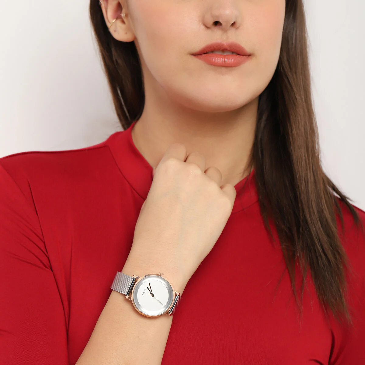 Timex Fashion Collection Premium Quality Women Analog Grey Dial Coloured Quartz Watch, Round Dial with 36mm Case width - TWEL129SMU02 - Image 7