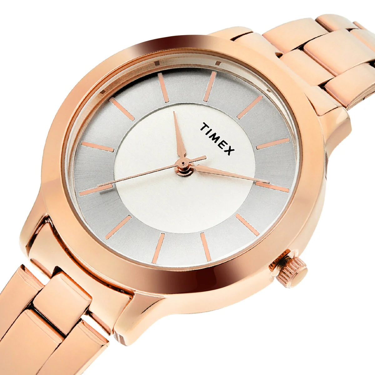 Timex Fashion Collection Premium Quality Women Analog Silver Dial Coloured Quartz Watch, Round Dial with 32mm Case width - TWEL99SMU02 - Image 2