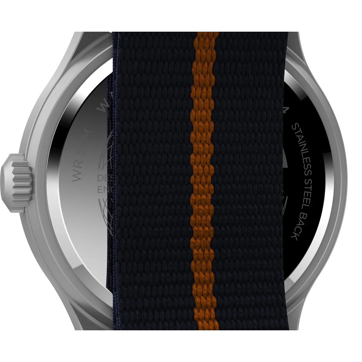 Timex 3 Hands Men's Analog White Dial Coloured Quartz Watch, Round Dial with 40 mm Case width - TW2V22800UJ - Image 2