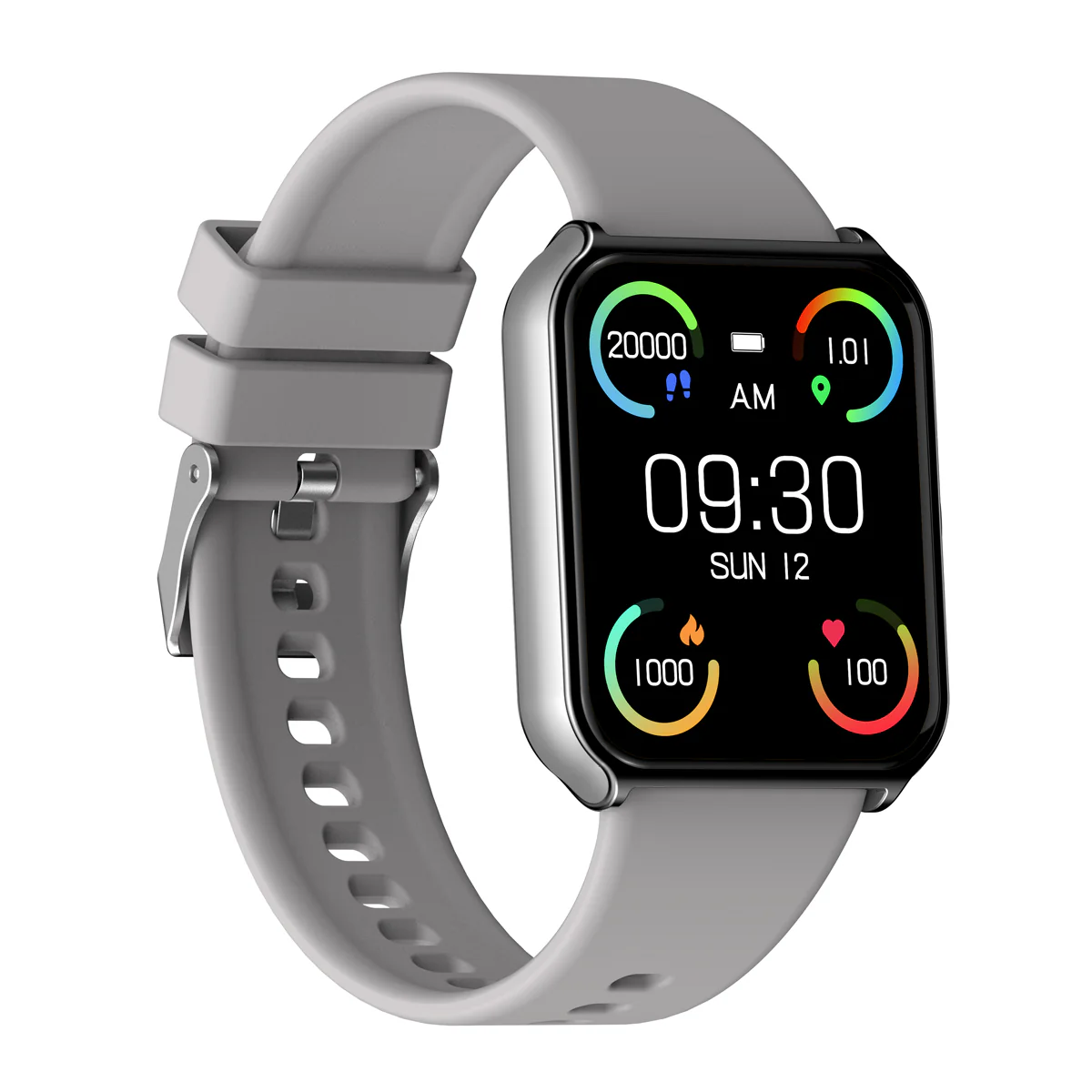 Timex Fit 3.0 Unisex Smart Watch Square Case Bluetooth Calling, SPO2, multiple watch faces, Heart rate, activity tracking, Stress monitoring, BP Function Watch -TWTXW400T - Image 2