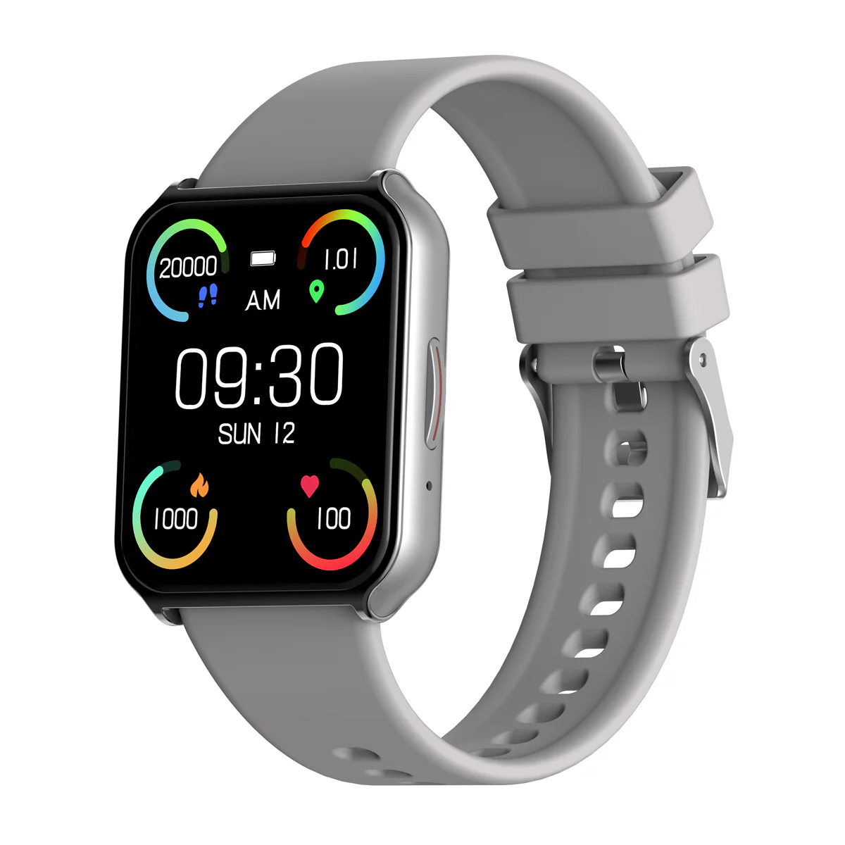 Timex Fit 3.0 Unisex Smart Watch Square Case Bluetooth Calling, SPO2, multiple watch faces, Heart rate, activity tracking, Stress monitoring, BP Function Watch -TWTXW400T - Image 3