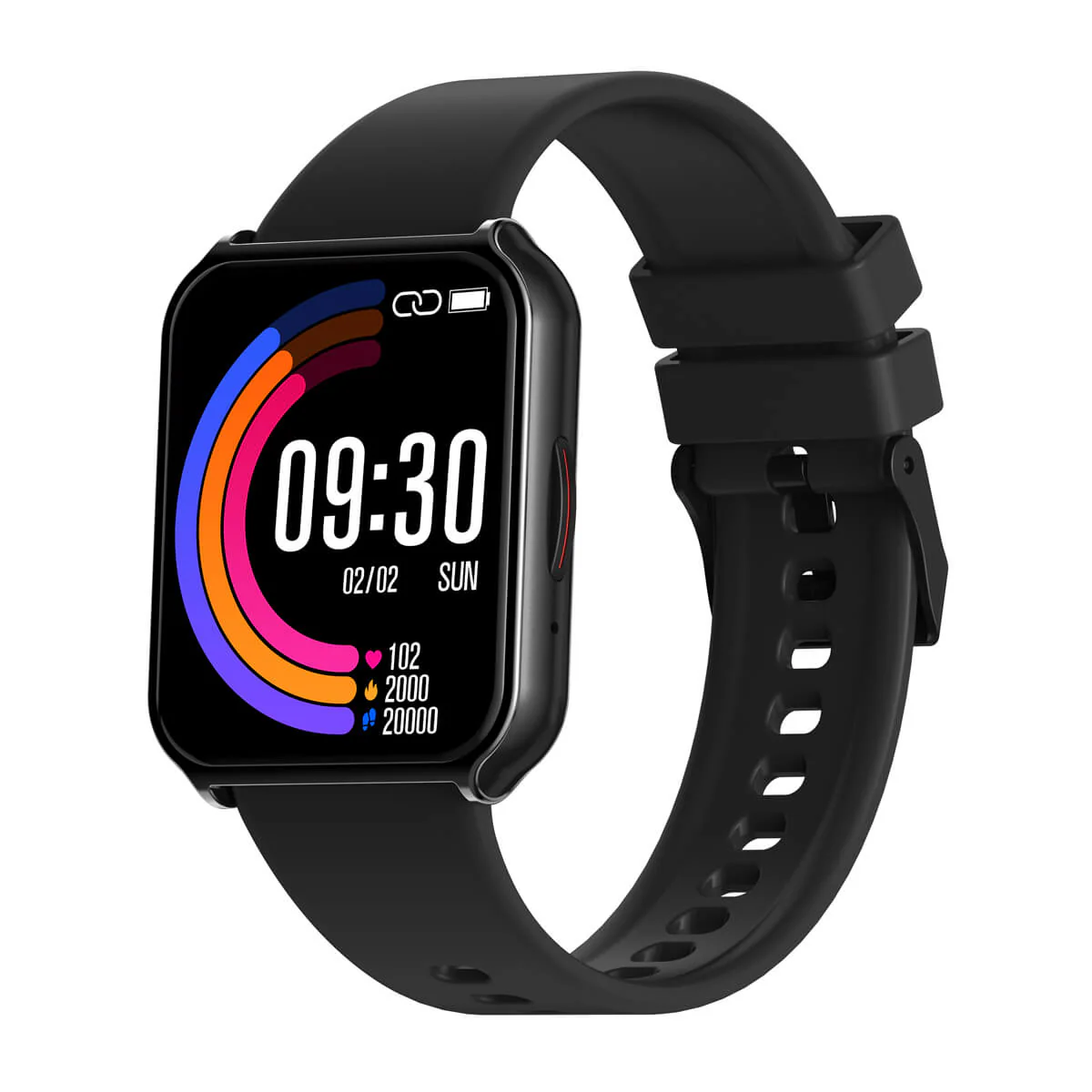 Timex Fit 3.0 Unisex Smart Watch Square Case Bluetooth Calling, SPO2, multiple watch faces, Heart rate, activity tracking, Stress monitoring, BP Function Watch -TWTXW403T - Image 3