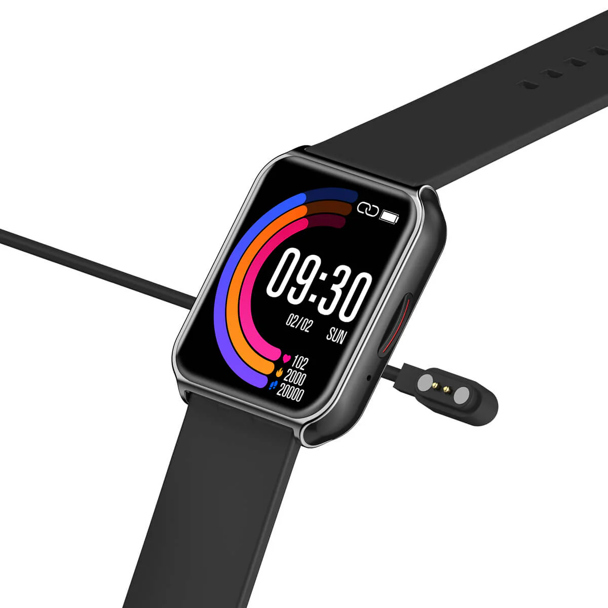 Timex Fit 3.0 Unisex Smart Watch Square Case Bluetooth Calling, SPO2, multiple watch faces, Heart rate, activity tracking, Stress monitoring, BP Function Watch -TWTXW403T - Image 6
