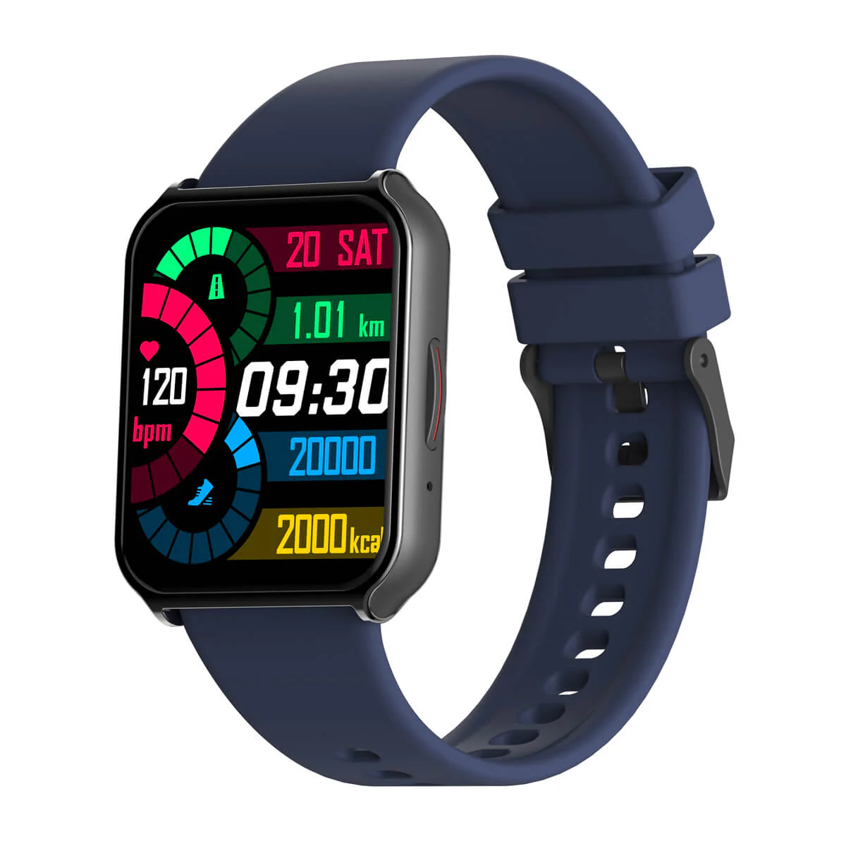 Timex Fit 3.0 Unisex Smart Watch Square Case Bluetooth Calling, SPO2, multiple watch faces, Heart rate, activity tracking, Stress monitoring, BP Function Watch -TWTXW401T - Image 2