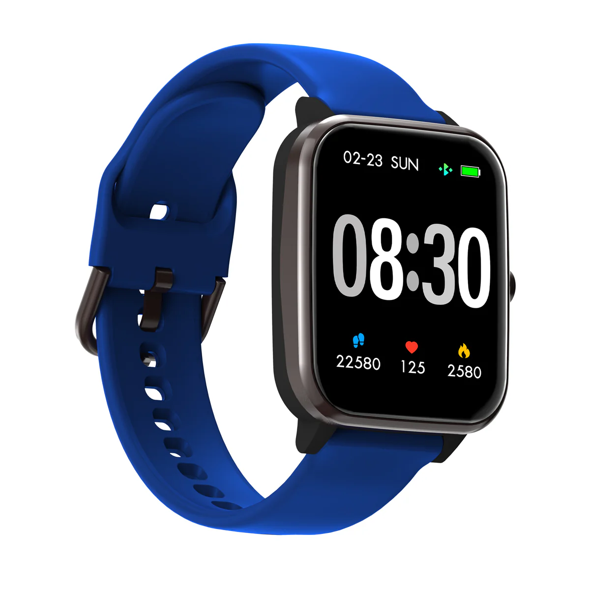 Timex Unisex Smart Fit 2.0 Dial Square Case Bluetooth Calling, Full Touch, Activity Tracking, HRM, SPO2, Blood Pressure, Multiple Watch Faces, 7 Sports Mode Smart Watch -TWTXW205T - Image 2