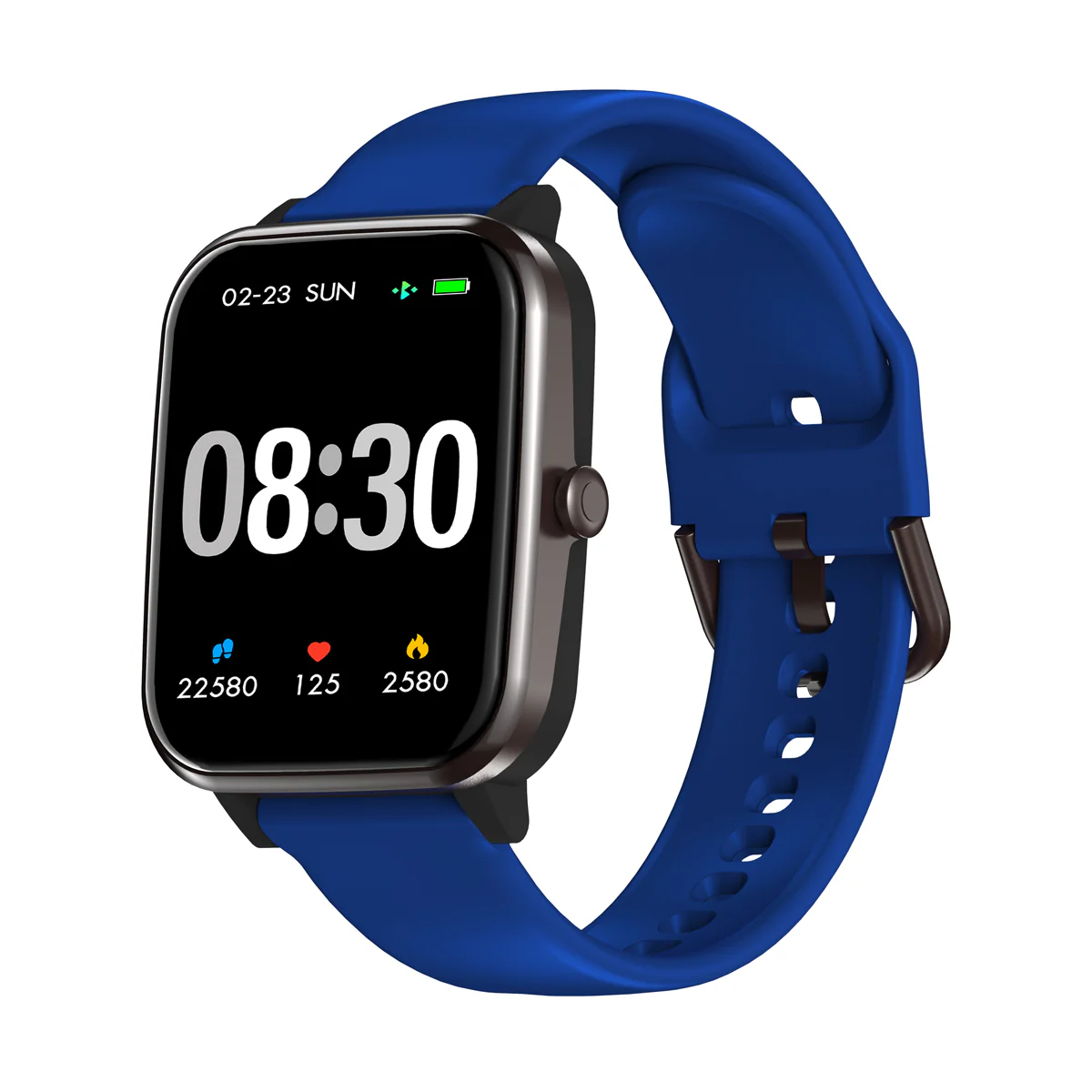 Timex Unisex Smart Fit 2.0 Dial Square Case Bluetooth Calling, Full Touch, Activity Tracking, HRM, SPO2, Blood Pressure, Multiple Watch Faces, 7 Sports Mode Smart Watch -TWTXW205T - Image 3