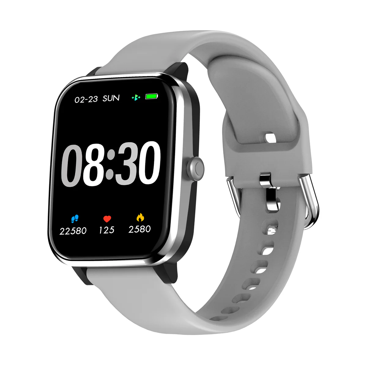 Timex Unisex Smart Fit 2.0 Dial Square Case Bluetooth Calling, Full Touch, Activity Tracking, HRM, SPO2, Blood Pressure, Multiple Watch Faces, 7 Sports Mode Smart Watch -TWTXW206T - Image 3