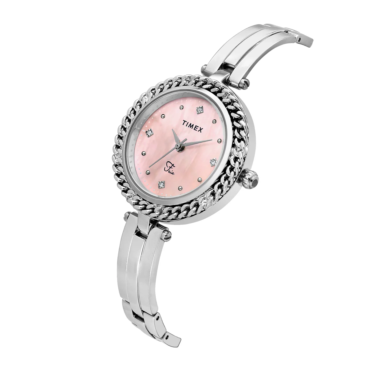 TIMEX Fria Pink Round Dial Analog Women's Watch - TWEL24100 - Image 2