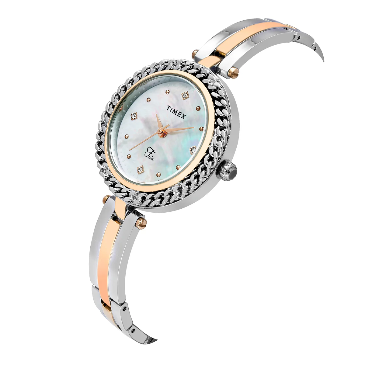 TIMEX Fria White Round Dial Analog Women's Watch - TWEL24102 - Image 2