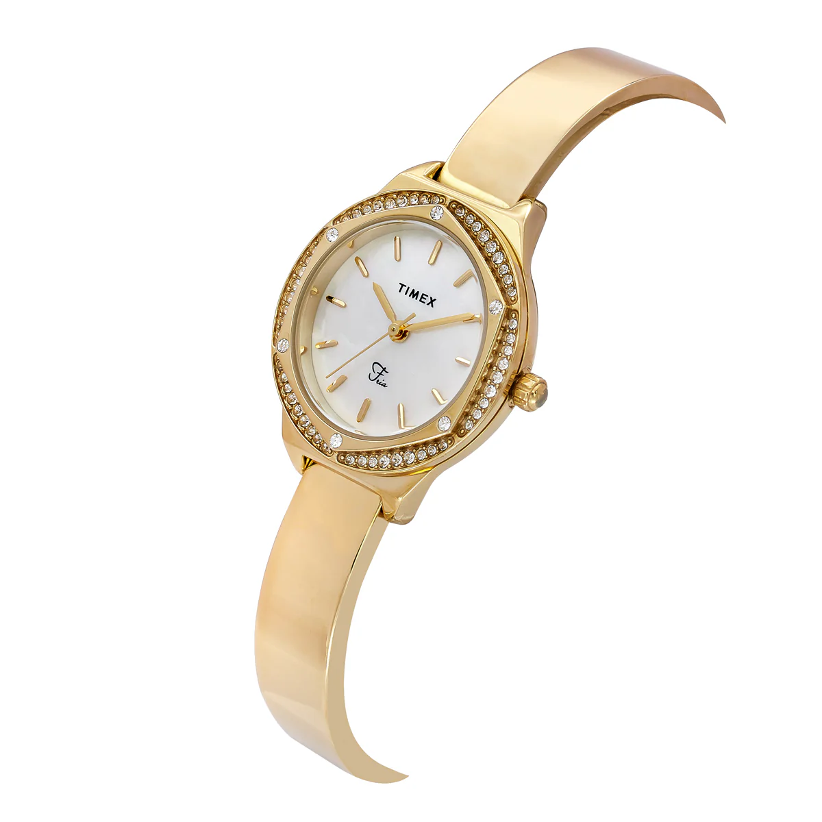 TIMEX Fria White Round Dial Analog Women's Watch - TWEL24202 - Image 2