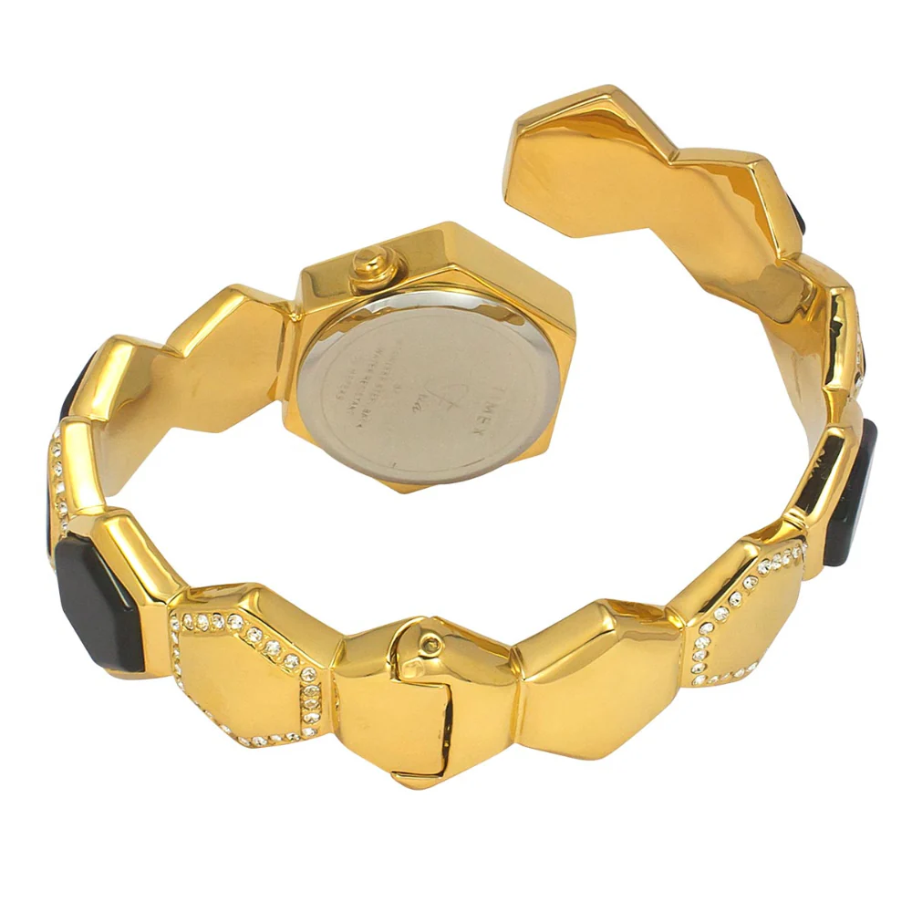 TIMEX Fria Women Black  Hexagon Dial Analog Watch - TWEL17900 - Image 3