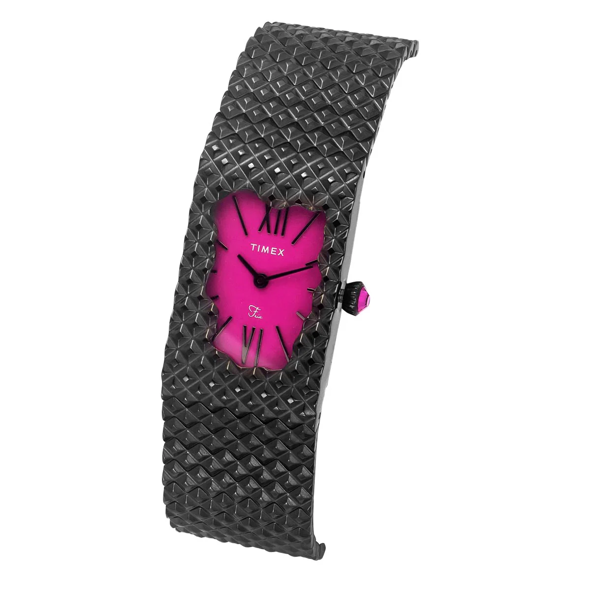 TIMEX Fria Women Magenta Rectangle Dial Analog Watch - TWEL77707 - Image 2