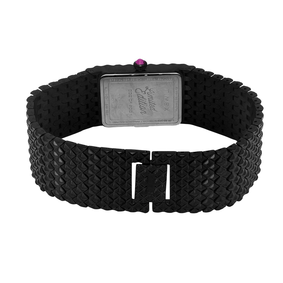 TIMEX Fria Women Magenta Rectangle Dial Analog Watch - TWEL77707 - Image 3
