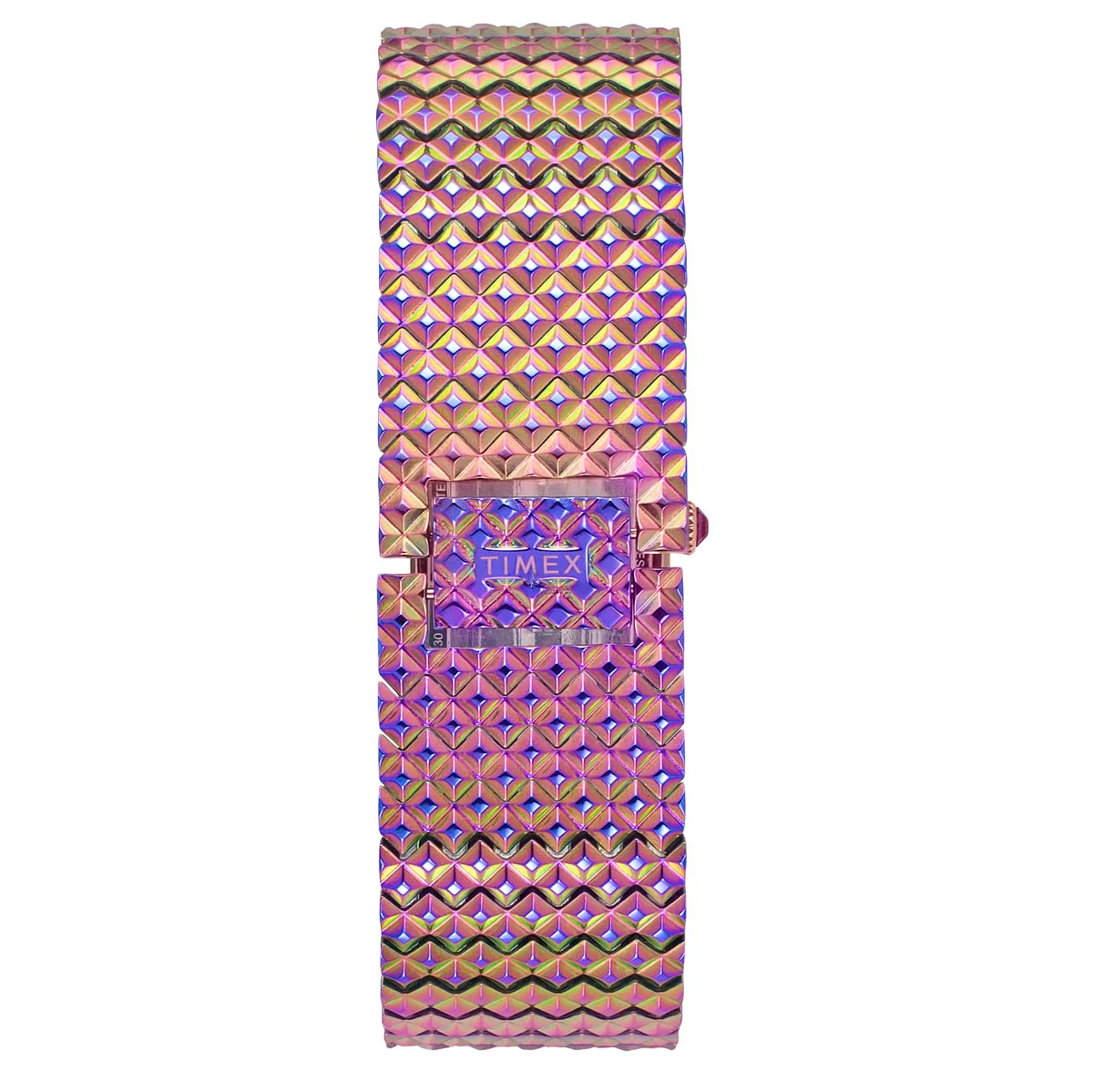 TIMEX Fria Women Mother of Pearl Purple Rectangle Dial Analog Watch - TWEL77704 - Image 4