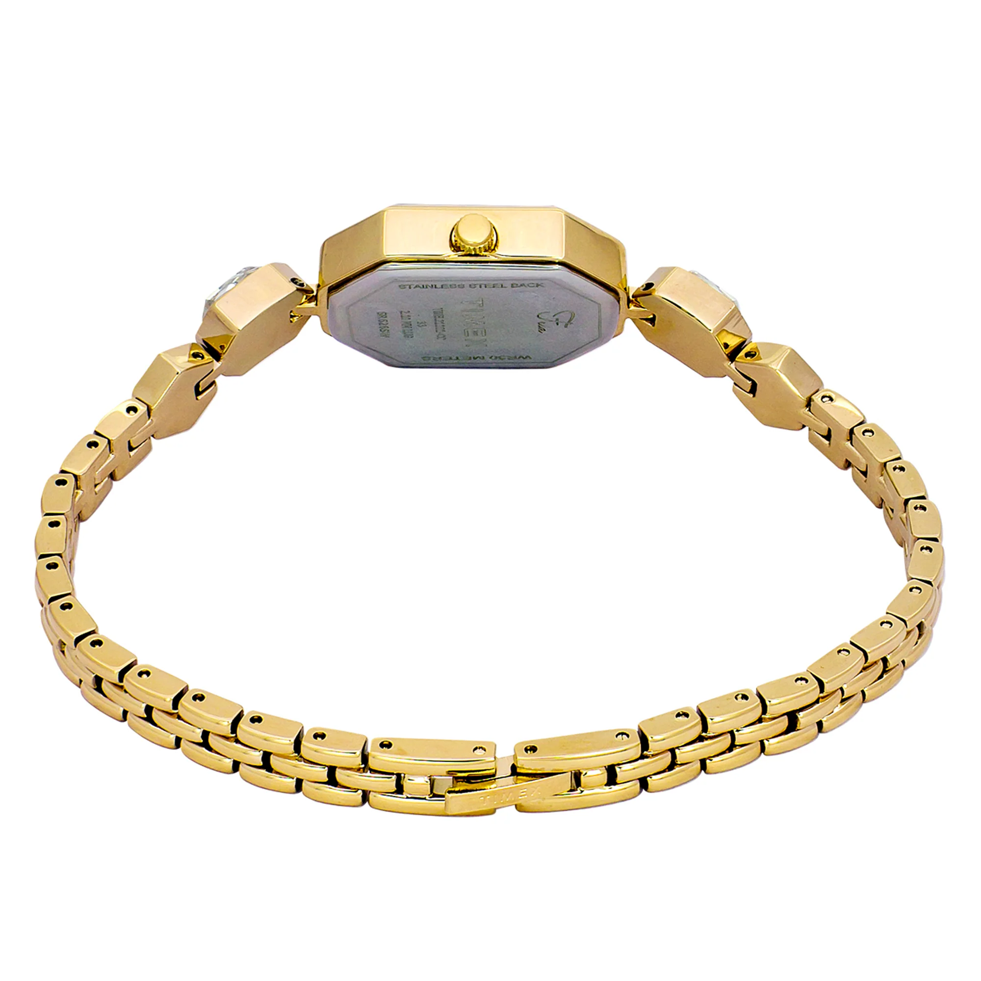 TIMEX Fria Women Mother of Pearl White Octagonal Dial Analog Watch - TWEL21100 - Image 3